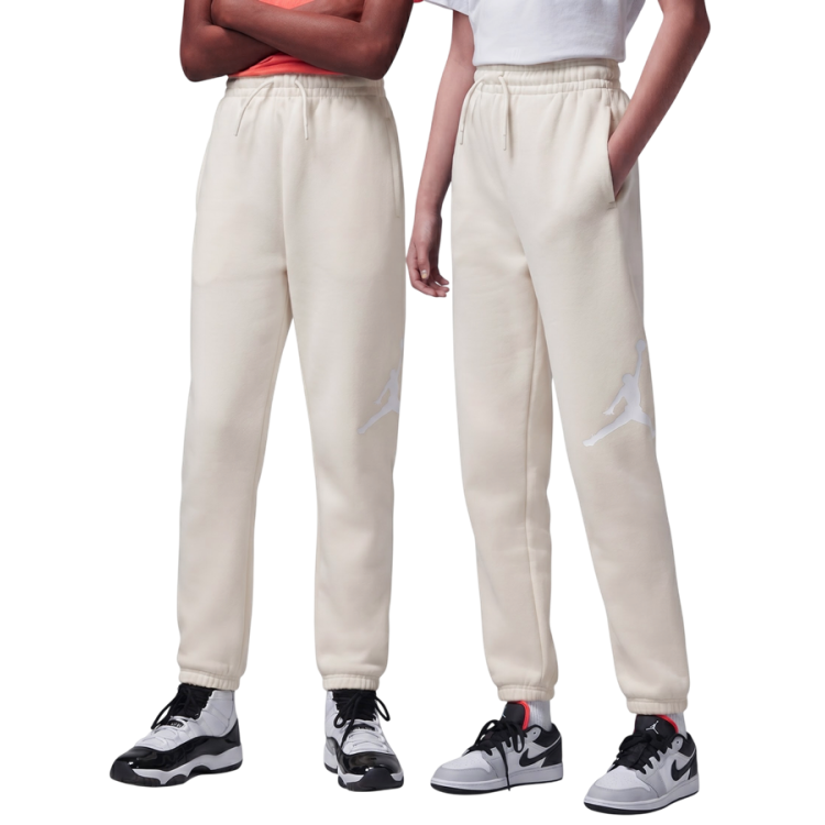 Pantalón Niño/Niña Jordan Kids Jumbo Jumpman Fleece "Pearl White"