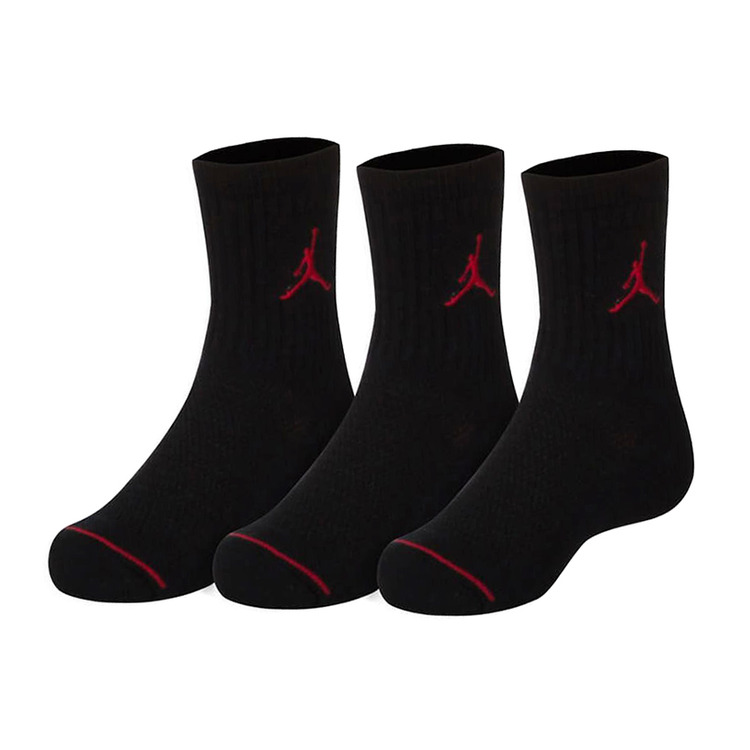 Añadir a la cesta Jordan Kids Jumpman Crew Socks 3 Pair (27-35) "Black" Jordan Kids Jumpman Crew Socks 3 Pair (27-35) "Black"