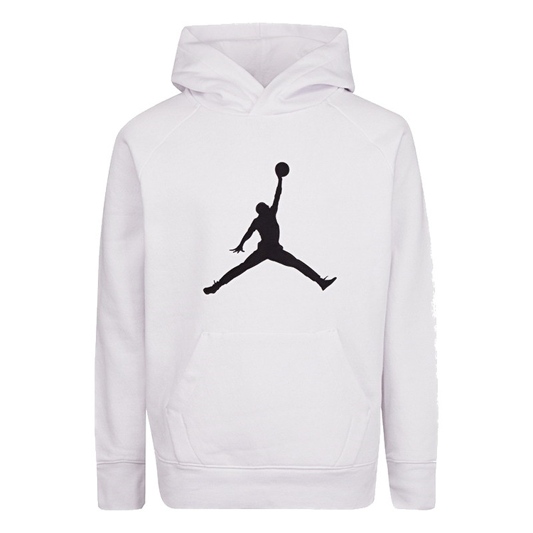 Jordan Kids Jumpman Logo Pullover Hoodie "White"