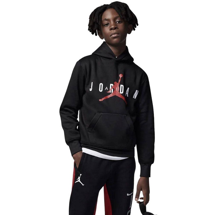 Jordan Kids Jumpman Logo Sustainable Hoodie "Black"