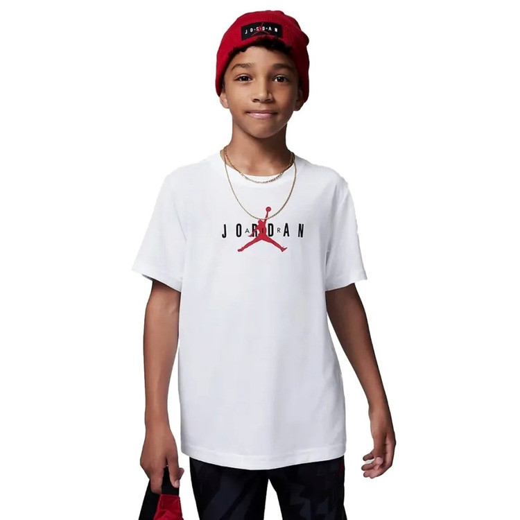 Añadir a la cesta Jordan Kids Jumpman Sustainable Graphic Tee "White" Jordan Kids Jumpman Sustainable Graphic Tee "White"