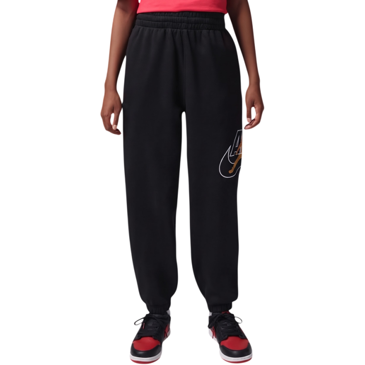 Pantalón Niño/Niña Jordan MJ Jumpman Air Fleece Jogger "Black-Gold"