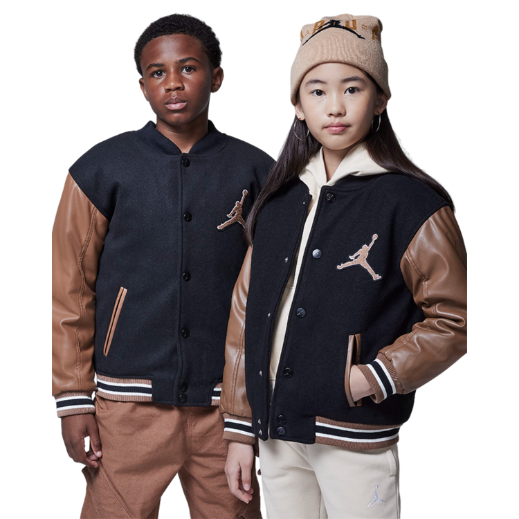 Añadir a la cesta Jordan Kids Varsity Jacket "Brown" Jordan Kids Varsity Jacket "Brown"