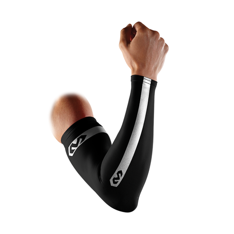 McDavid Manga Compresión Reflective Par (ultra black)