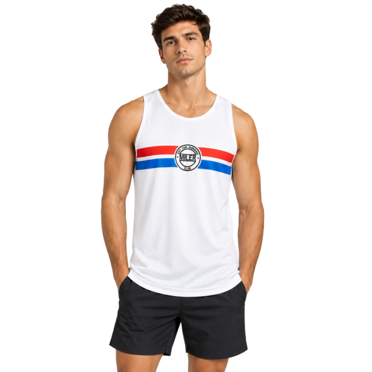 Camiseta de tirantes Miller  "White"