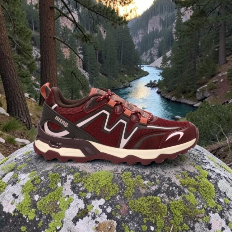 Zapatillas Mustang  Cyclone "Burdeos"