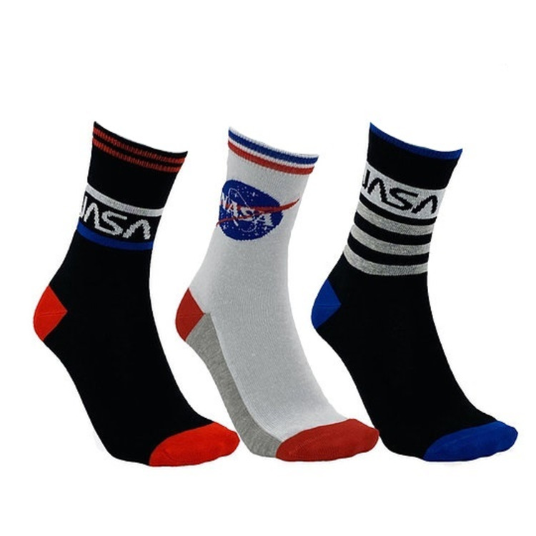 Añadir a la cesta Nasa 3 Pair Pack Crew Socks "N24-Black-White" Nasa 3 Pair Pack Crew Socks "N24-Black-White"