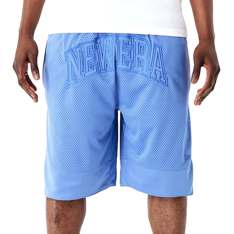 New Era Arch Logo Mesh Shorts "Blue"