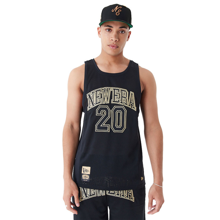 Añadir a la cesta New Era Arch Logo Mesh Tank Top "Black" New Era Arch Logo Mesh Tank Top "Black"