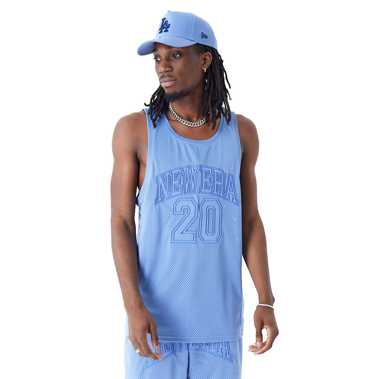 Añadir a la cesta New Era Arch Logo Mesh Tank Top "Blue" New Era Arch Logo Mesh Tank Top "Blue"