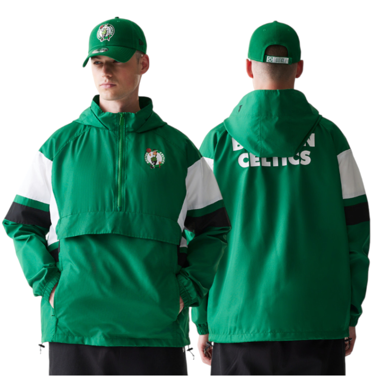 Cortaviento New NBA Era Boston Celtics H1 2984 1/4 Cierre de cremallera