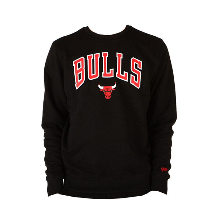 New Era Chicago Bulls BLK Tip Off Crew Sweat