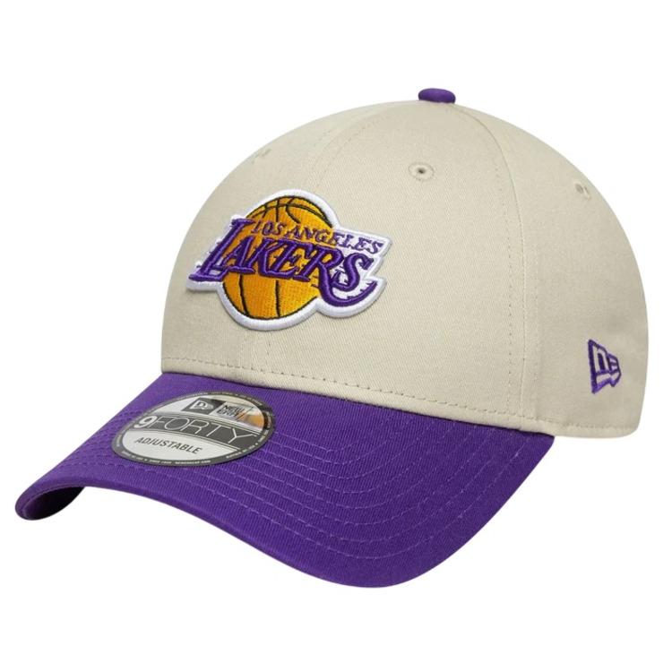 New Era LA Lakers NBA Colour Block 9FORTY "Cream"