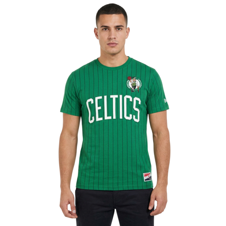 Camiseta New Era NBA Boston Celtics H1 Pinstriped SS Tee