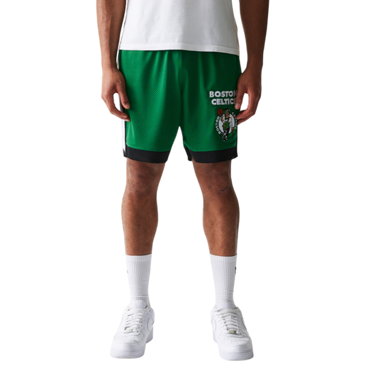 Pantalón Corto Mesh New Era NBA Boston Celtics H2 "Green"