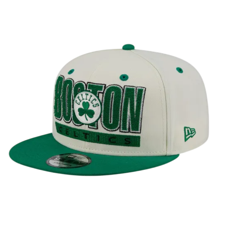 Gorra Vicera Plana New Era NBA Boston Celtics Stacked Chrome 9Fifty Snapback