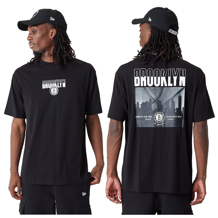 Añadir a la cesta New Era NBA Brooklyn Nets Graphic Oversized T-Shirt New Era NBA Brooklyn Nets Graphic Oversized T-Shirt
