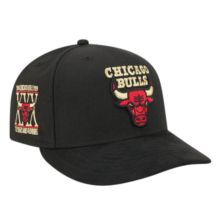 Gorra Pre-Curvada New Era NBA Chicago Bulls Golden Wool 9FIFTY Snapback