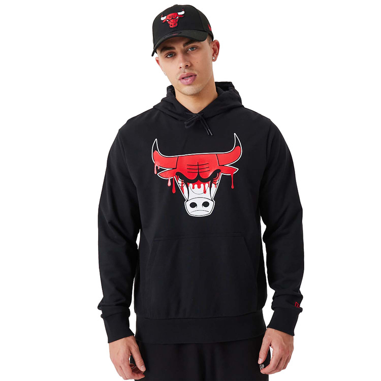 Añadir a la cesta New Era NBA Chicago Bulls NBA Drip Logo Hoodie "Black" New Era NBA Chicago Bulls NBA Drip Logo Hoodie "Black"