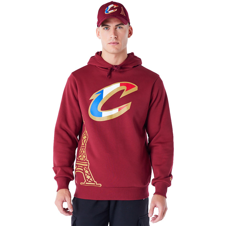 New Era NBA Cleveland Cavaliers Paris Games 2024 Reg Hoodie