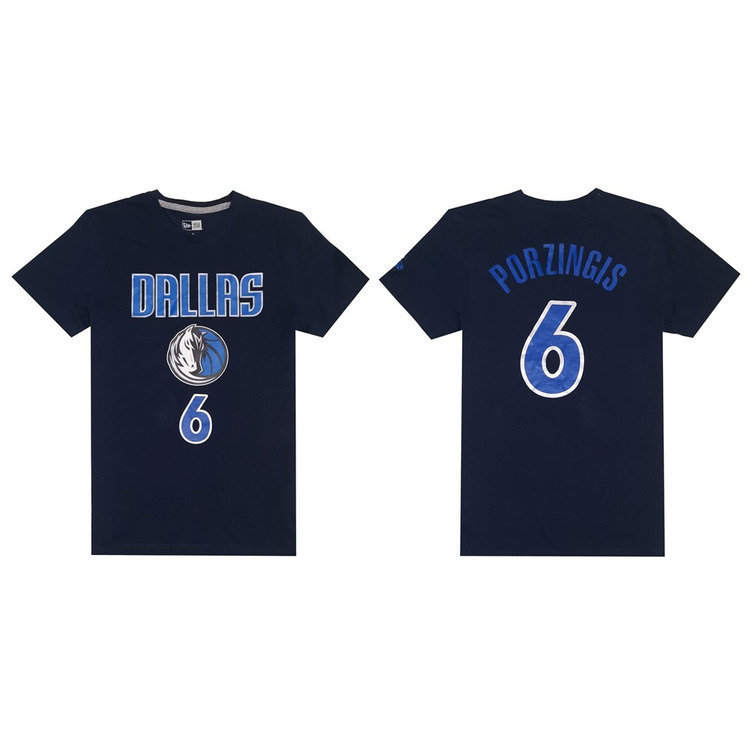 New Era NBA Dallas Mavericks Logo Tee # 6 Porzingis #