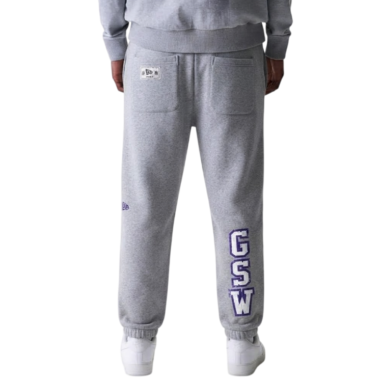 Pantalón de Chándal New Era NBA Golden State Warriors Varsity "Heather Gray"