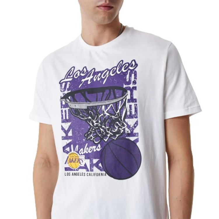 Añadir a la cesta New Era NBA L.A Lakers Basketball Graphic T-Shirt "White " New Era NBA L.A Lakers Basketball Graphic T-Shirt "White "