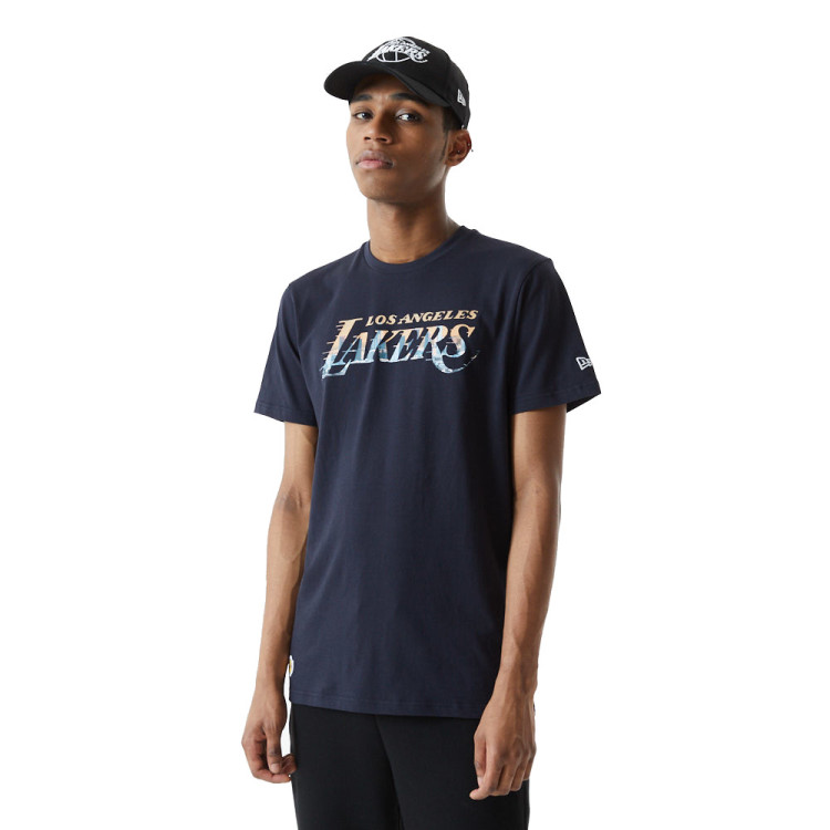 Camiseta New Era NBA L.A Lakers Graphic Logo "Navy"