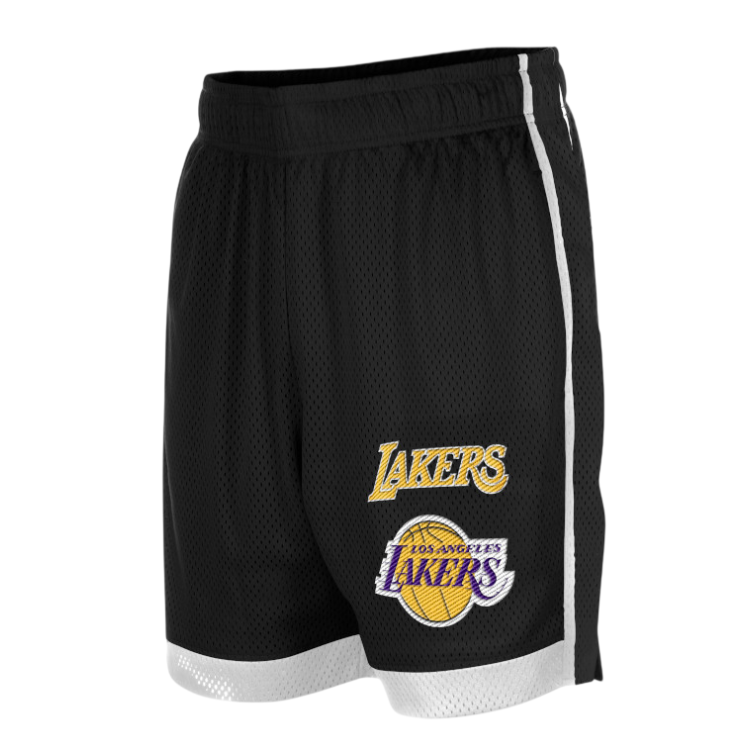 Pantalón Corto Mesh New Era NBA L.A Lakers H2 "Black"