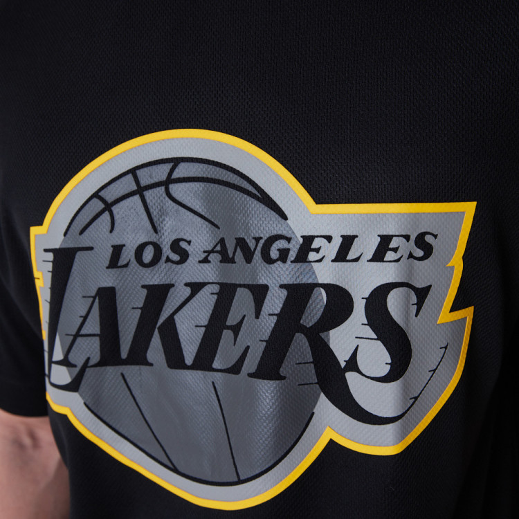 Camiseta Tejido Mesh Oversized New Era NBA L.A Lakers Outline
