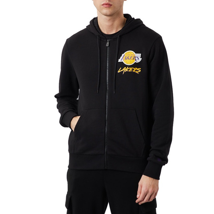Añadir a la cesta New Era NBA L.A LAkers Script Logo FZ Hoodie "Black" New Era NBA L.A LAkers Script Logo FZ Hoodie "Black"