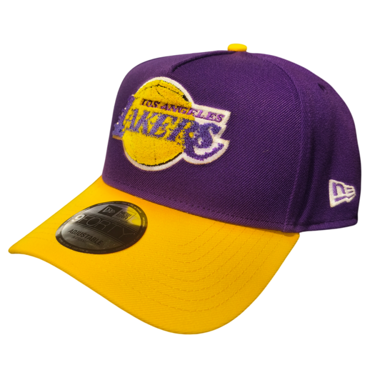 Gorra New Era NBA L.A Lakers Snapback 9FORTY A-Frame "Purple"