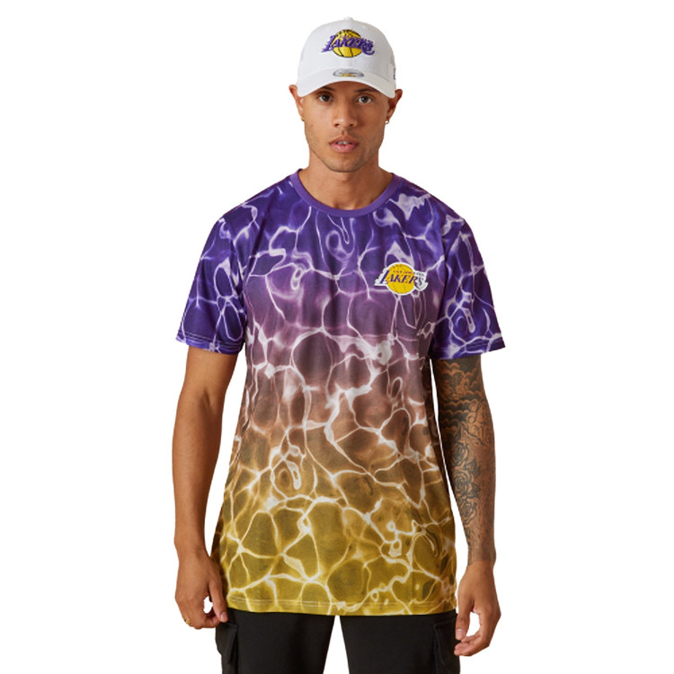 Camiseta New Era NBA L.A Lakers Team Colour Water Print