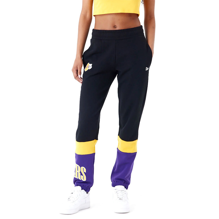 New Era NBA L.A LAkers Womens Colour Block Joggers