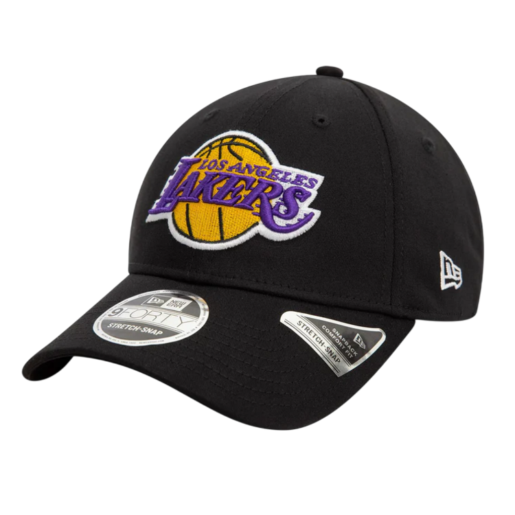 New Era NBA LA Lakers 9FORTY Stretch Snap Adjustable Cap