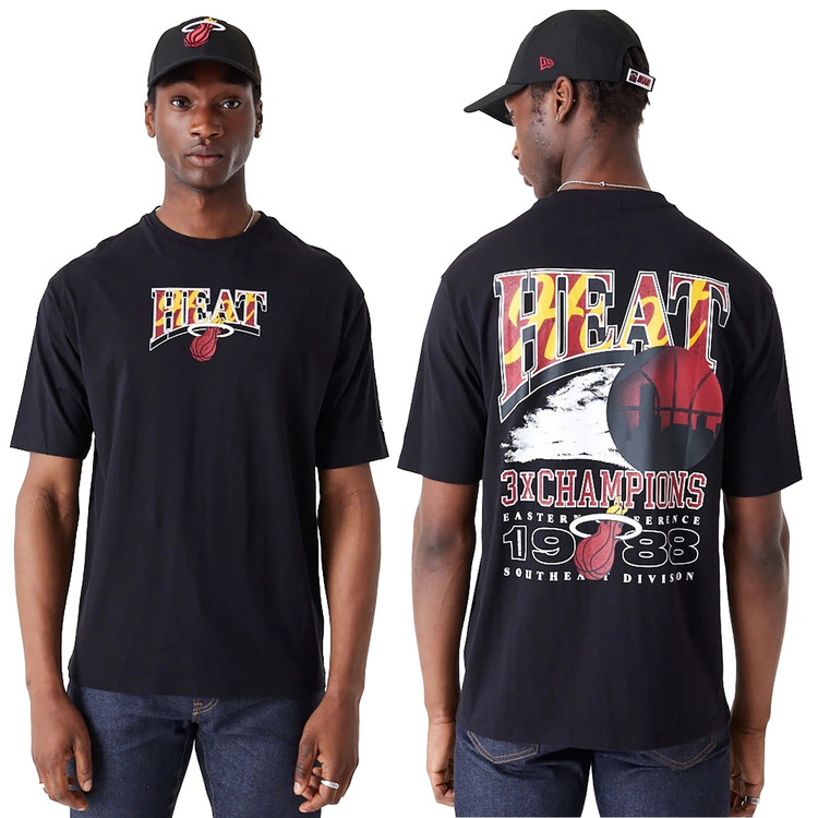 Añadir a la cesta New Era NBA Miami Heat Championship Oversized T-Shirt New Era NBA Miami Heat Championship Oversized T-Shirt
