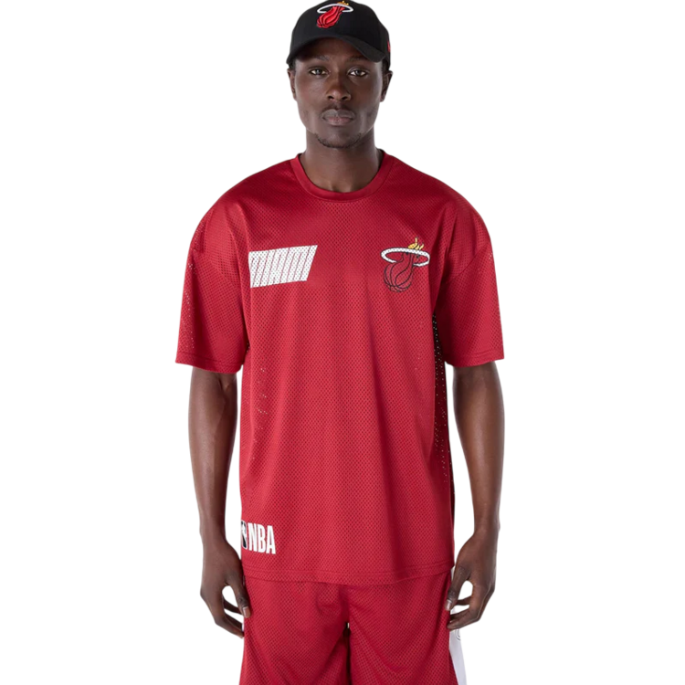 Añadir a la cesta New Era NBA Miami Heat Graphic Mesh T-Shirt "DarK Red" New Era NBA Miami Heat Graphic Mesh T-Shirt "DarK Red"