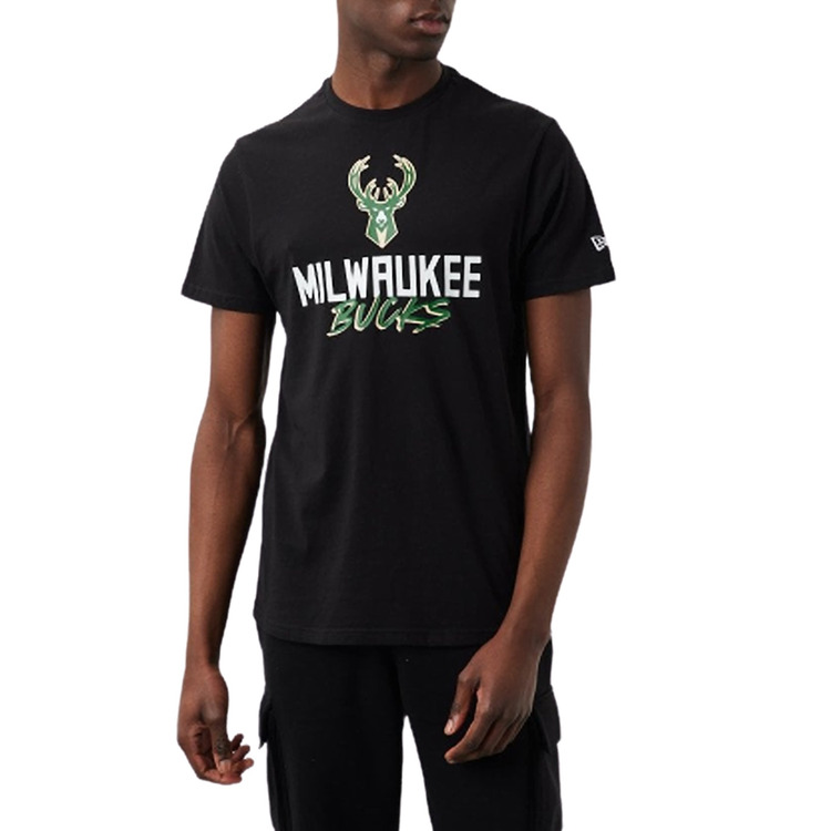 Añadir a la cesta New Era NBA Milwaukee Bucks Script Logo Tee "Black" New Era NBA Milwaukee Bucks Script Logo Tee "Black"