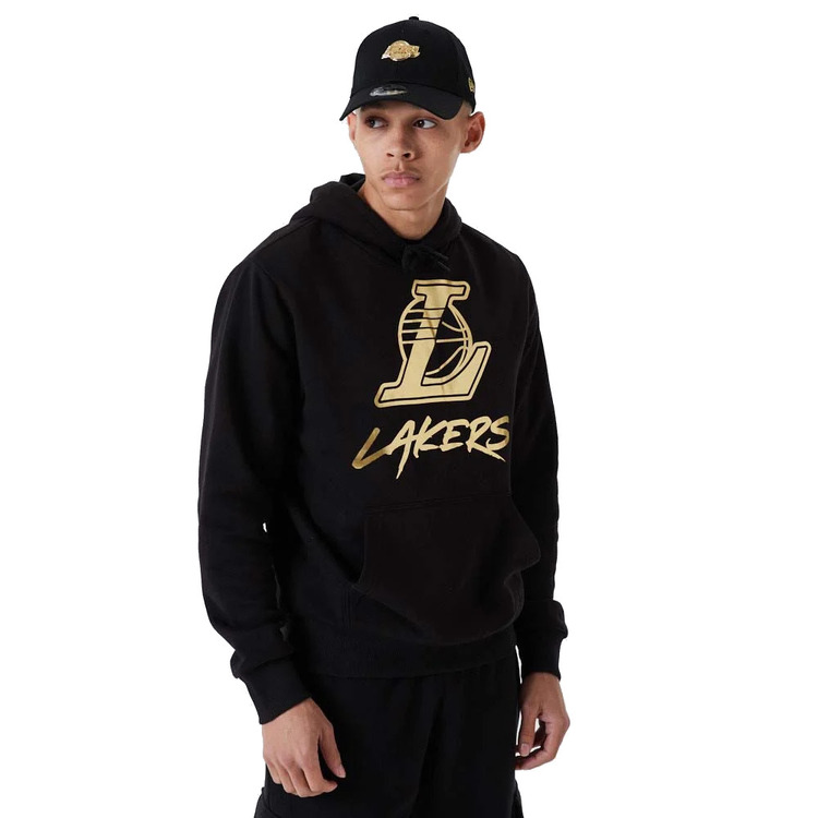Añadir a la cesta New Era NBA Official L.A Lakers Metallic Logo Hoodie "Black-Gold" New Era NBA Official L.A Lakers Metallic Logo Hoodie "Black-Gold"
