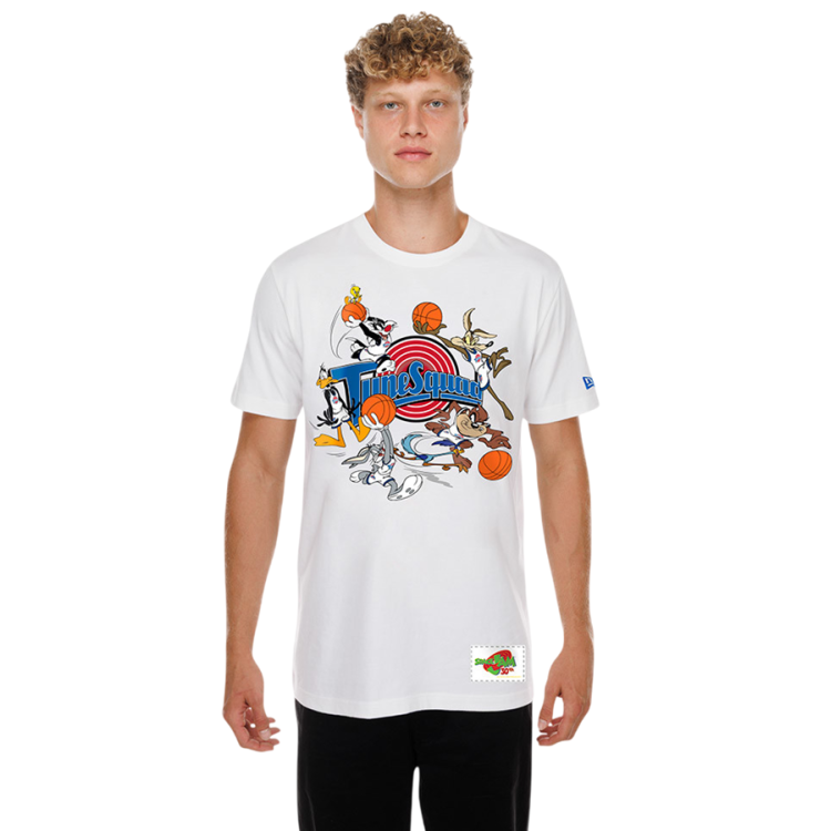 Camiseta New Era x Space Jam 30th Tune Squad Tee "White"