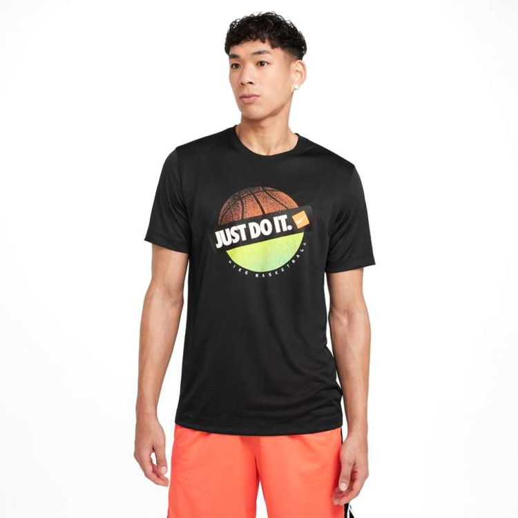Nike Camiseta Dri Fit Basket Just Do It "Black"