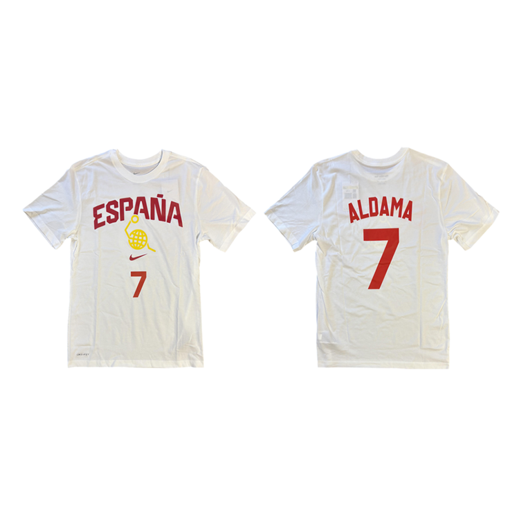 Añadir a la cesta Nike Camiseta España Basket  # 7 ALDAMA # "White Gym Red" Nike Camiseta España Basket  # 7 ALDAMA # "White Gym Red"