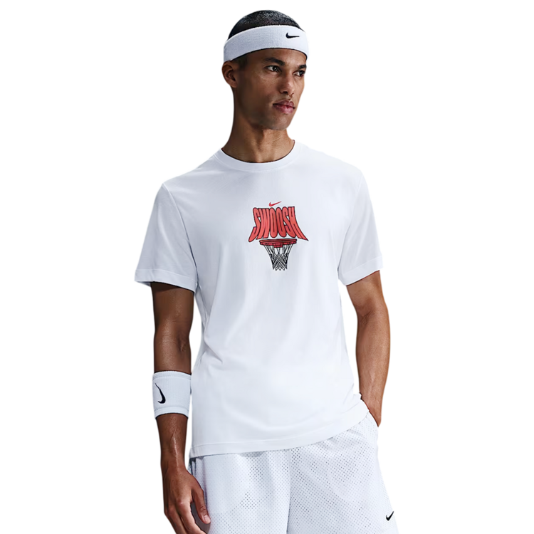 Nike Camiseta Dri-Fit Basketball "White"