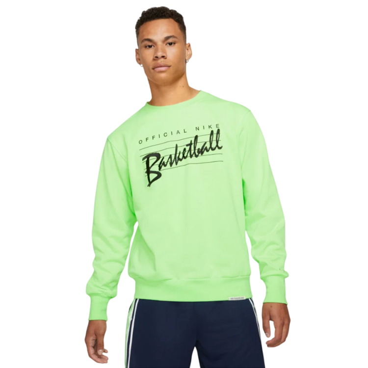Sudadera Nike Dri-FIT Standard Issue Basketball "Lime Glow/Pale Ivory"