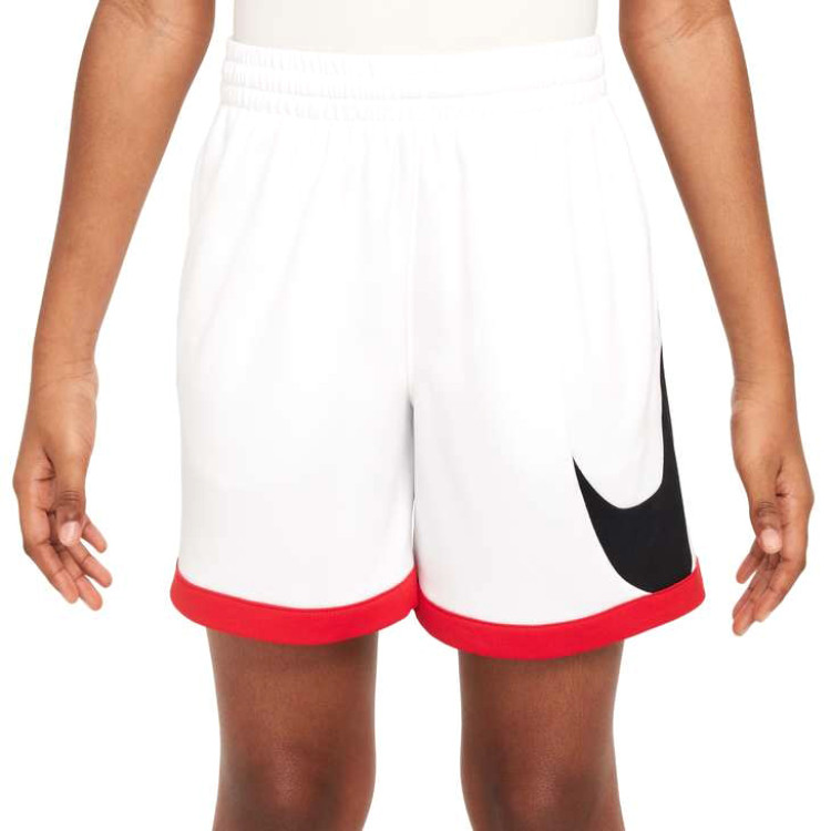Pantalón corto Niño/Niña Nike Swoosh Multi+ Dri Fit "White/Black/Red"