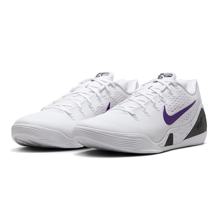 Nike Kobe 9 Elite Low EM Protro "White Court Purple"