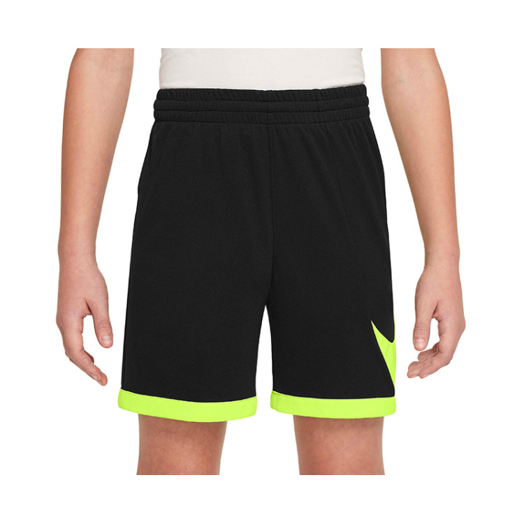 Pantalón corto Niño/Niña Nike Swoosh Multi+ Dri Fit "Black Volt"
