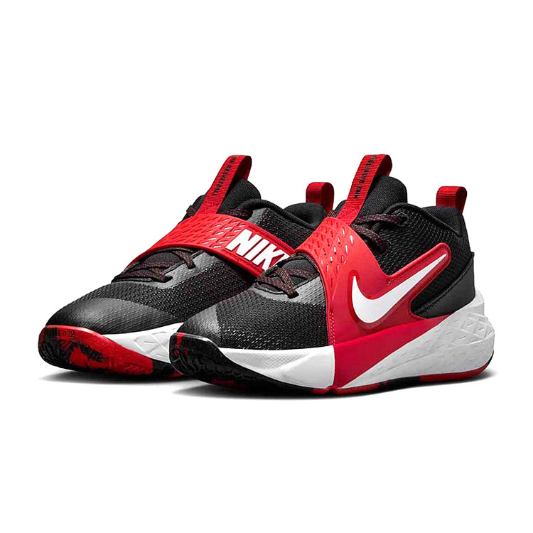 Nike Team Hustle D 12 (GS) "Black University Red"