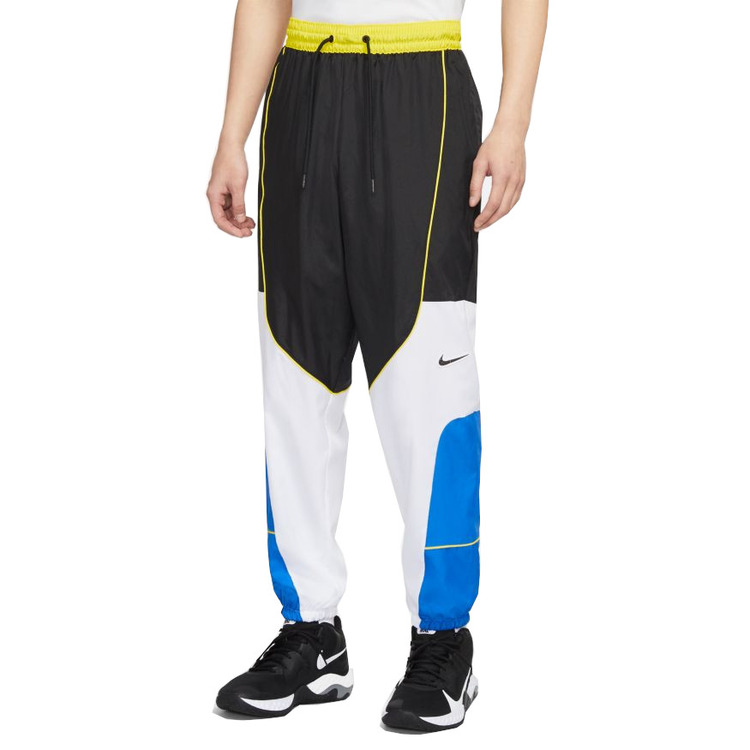 Nike Throwback Men's Basketball Pants "Black-Muilticolor"