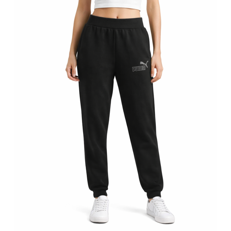 Pantalón Puma ESS Rhinestone LOGO TR "Black"